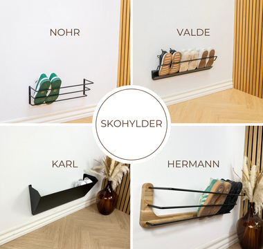 Skohylde-guiden: Hvad er forskellen på vores skohylder?
