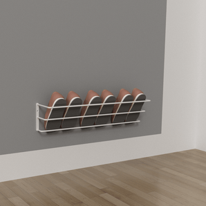 Schoenenrek middel, wit 2e keus