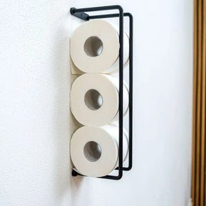 toiletpapirsholder, sort
